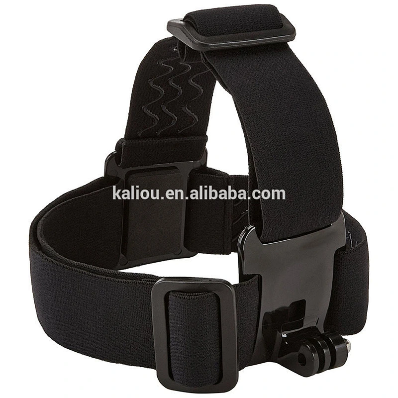 Kaliou Black Elastic Head Strap Mount For Gopro4 3 2 3 Sport Camera
