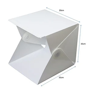 Folding Mini Photograph USB LED Light Soft Box Photo Studio 30cm for DSLR digital video camera