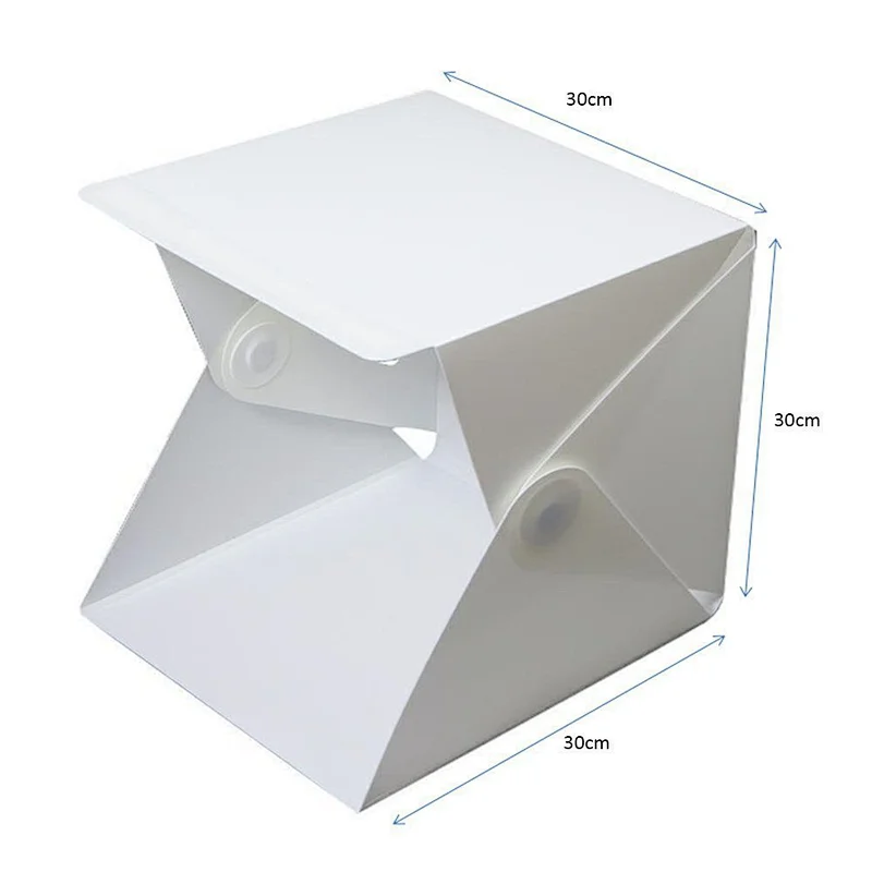 Folding Mini Photograph USB LED Light Soft Box Photo Studio 30cm for DSLR digital video camera