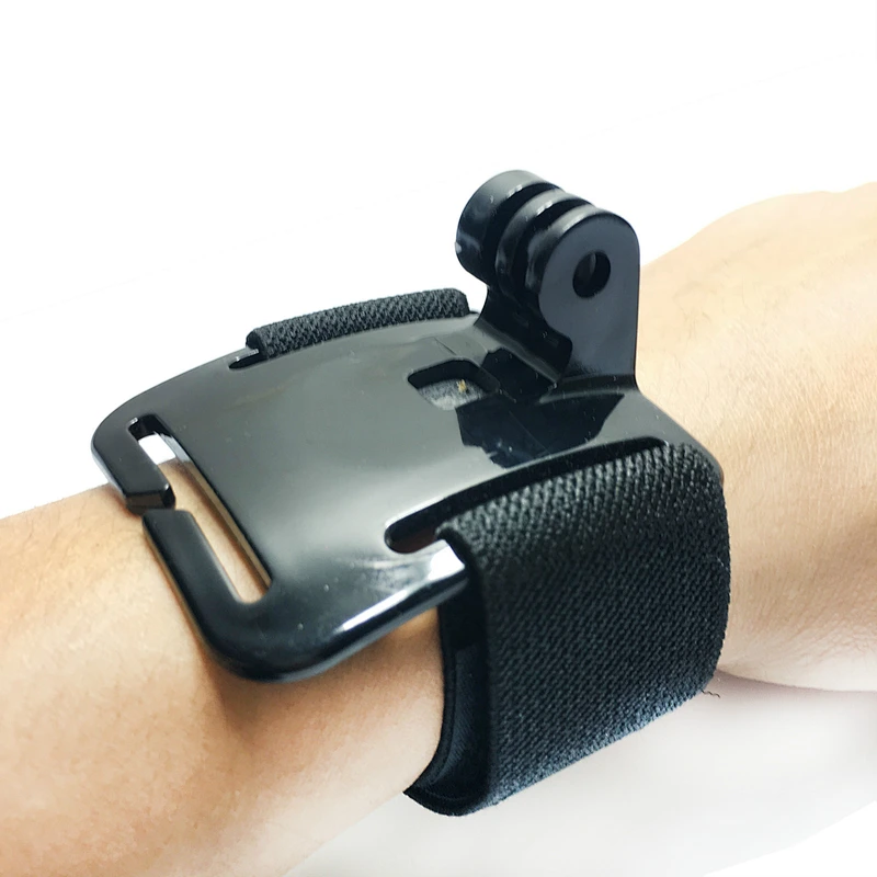 Kaliou 360 Rotating Gopro Accessories Wrist Hand Strap Band for Gopros 7 6 5 4 3 2 1 XiaomiYi 4K SJCAM SJ4000 Action Camera