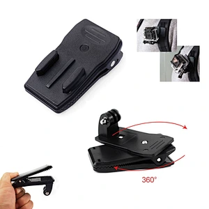 other Camera Accessories 360 Degree Backpack Clip School Bag Clip Mount for GoPros HD Heros3 2 1 Hero3+ Black Edition