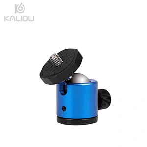 2018 New arriving Colorful Universal 360 Degree Swivel Rotating Aluminium Mini Tripod Mount Adapter ball head bolt for camera