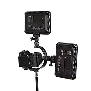 Photography Cameras Video Light Flash Multi-function Arc bracket C-type Dual Hot Shoe Bracket