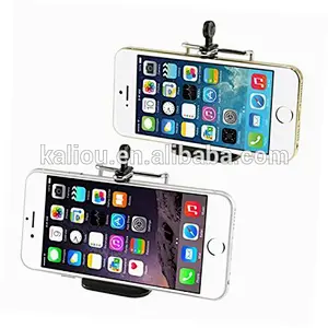 Kaliou Universal Mobile Phone Clip Holder Mount Bracket Adapter for Camera Cell Phone Tripod Stand Mount Adapter Monopod