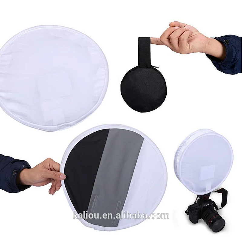 White balance soft box gray card diffuser For Canon Nikon Pentax Speedlight Flash Light