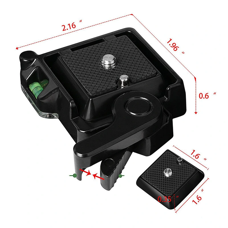 Quick Mount QR40 Clip Holder Camera Tripod Quick Release Plate QR-40 Holder Mount