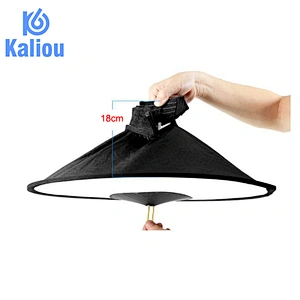 High quality 44cm portable photo studio photography speedlight black light softbox lighting kit
