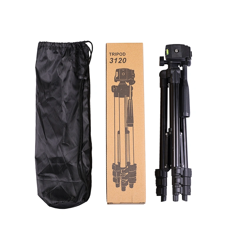 Kaliou Professional Portable Aluminum Alloy Camera Tripod 3120 for DSLR Nikon D3300 D5300 Canon Smartphone iPhone Huaweixiaomi