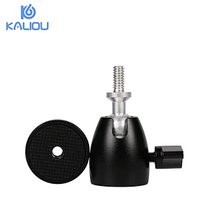 Kaliou 360 Degree Rotating Swivel Mini Tripod Ball Head 1/4