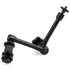 China supplier 7/11 Inch Articulating Magic Friction Arm clamp for Hot Shoe Mounts to Work with LED Panel for DSLR Monitor