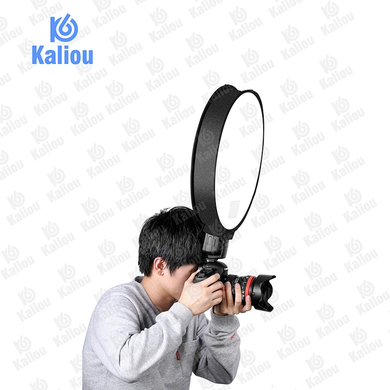 Kaliou 30cm Round Portable Mini Small Little Round Photo Studio Shooting Tent Light Cube Diffuser SoftBox speedlight softbox