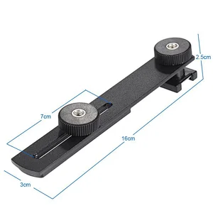 KALIOU Universal Light Stand Holder Flash Bracket Mount Tripod Hot Cold Shoe Adapter Screws For Digital SLR Camera