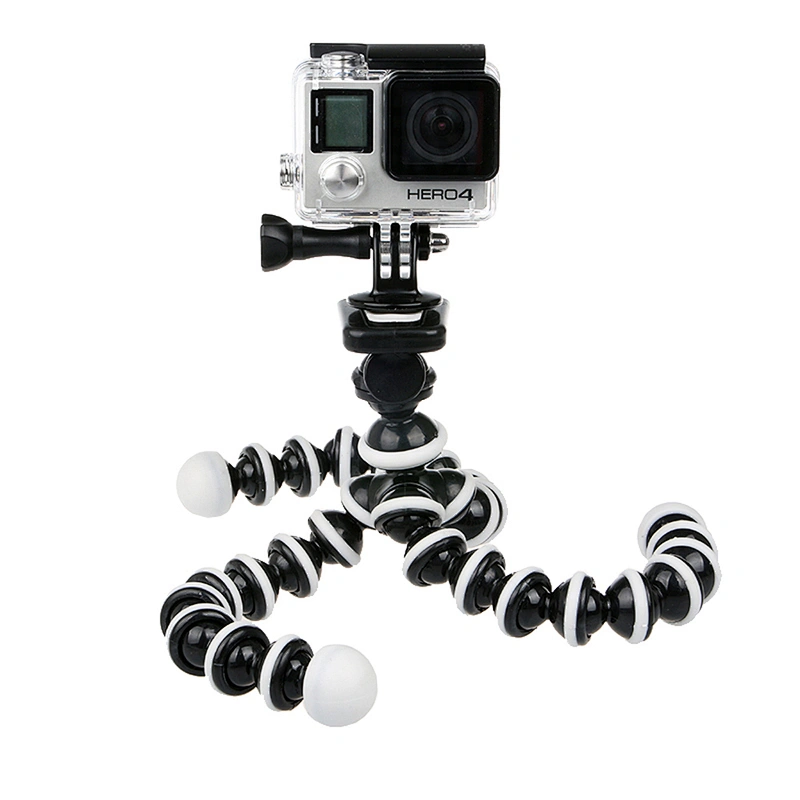 Kaliou Mini Octopus Tripod Bracket Portable Flexible Phone Holder For Go pro Camera Mobile Phone Tripods Foldable Desktop Stand