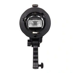 Kaliou Handheld Grip S-Type Bracket Bowens S Mount Holder for Speedlite Flash Snoot Softbox Beauty Dish Honeycomb