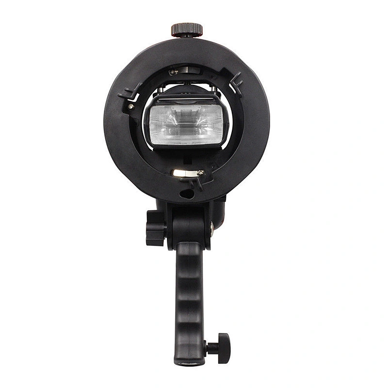 Kaliou Handheld Grip S-Type Bracket Bowens S Mount Holder for Speedlite Flash Snoot Softbox Beauty Dish Honeycomb