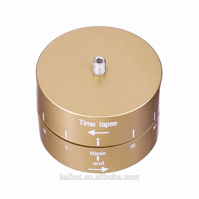 60Min 360 Degree Auto Rotating Time Lapse Stabilizer Pan and Tilt Head for Go pro