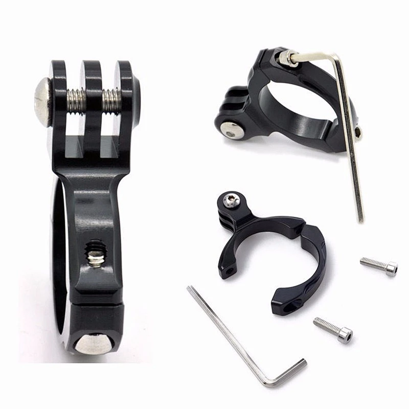 Bike Mount Cycle Aluminum Handlebar Clamp Mount for 1/2/3/3+ Camera Accessories