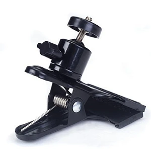 Kaliou Tripod Head Multi-function Clip Clamp Holder Mount with Standard Ball Head 1/4 Screw photography accessories for Camera