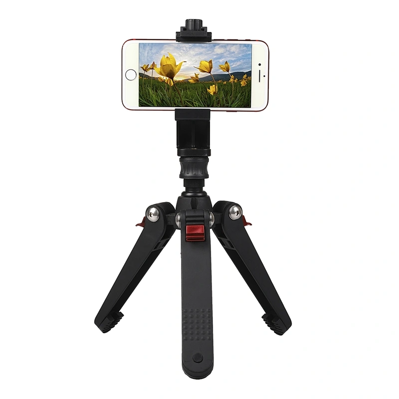 New Arriving Black Foldable MicroTripod holder with Rotating Quick Release Mount stand for  DSLR Camera