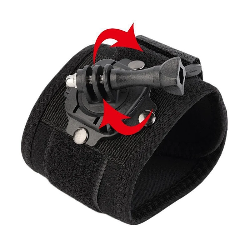 360 Degree Rotation arm Wrist GP Strap for GoPros Heros 7 5 6 4 Session Xiaomis Yi 4K Lite SJ4000 H9 Arm Belt Go Pro Accessory