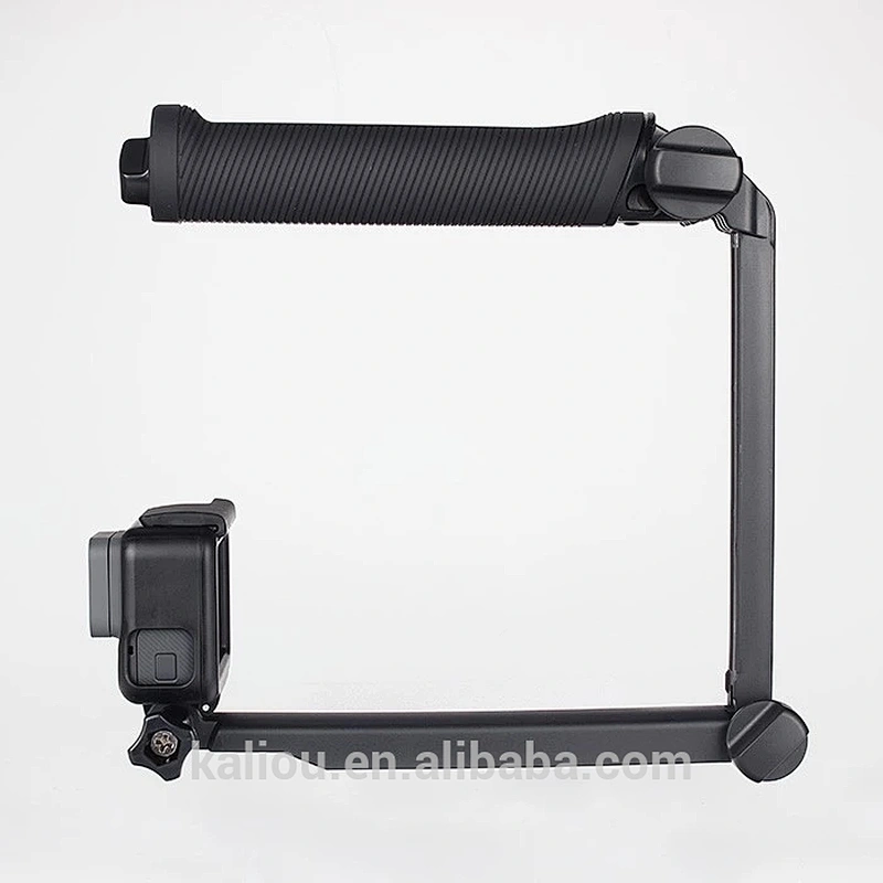 Foldable Multi-function 3 Way Arm Monopod Selfie Stick for Go pro Heros 5