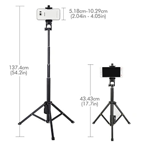 Yunteng 1688  3 in 1 Selfie Stick Tripod Stand Super Lightweight Mini Bluetooth Remote Monopod For Iphone7 6 Samsungs