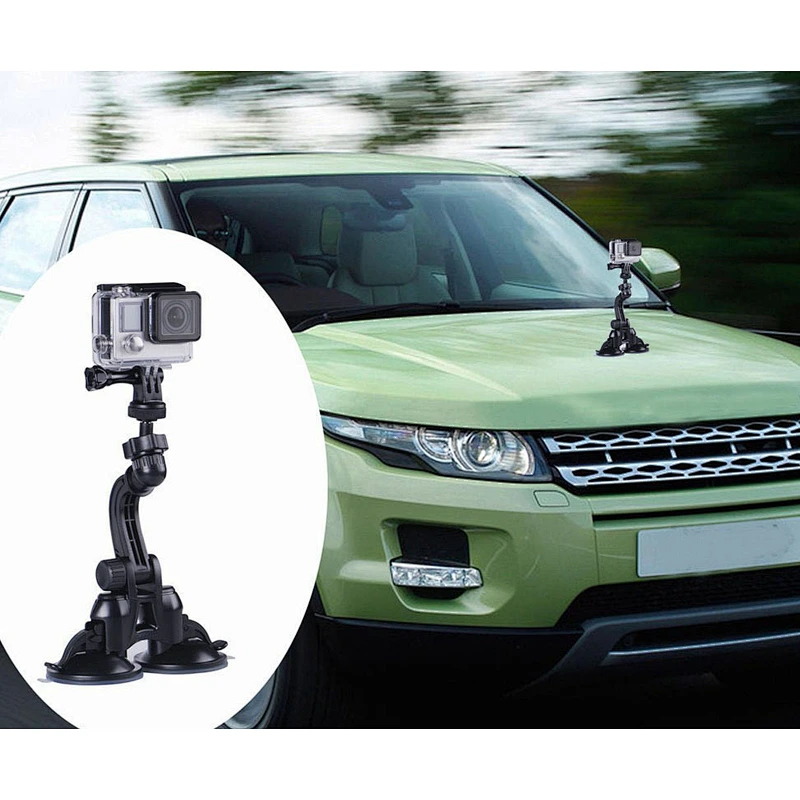 Kaliou Strong Sucker Car Window Suction Cup Moun Window Glass Removable Triple Power GP  Suction Cup Mount with Tripod Adapter T