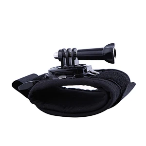 360 Degree Rotating Band Glove Style GP Camera Wrist Strap Hand Mount With screw