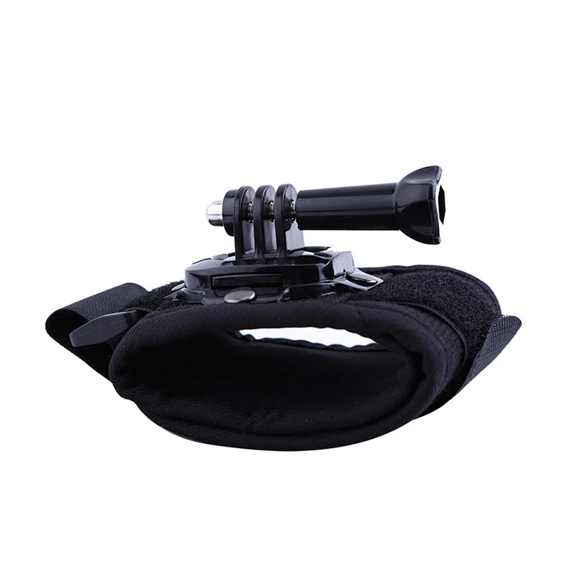 360 Degree Rotating Band Glove Style GP Camera Wrist Strap Hand Mount With screw