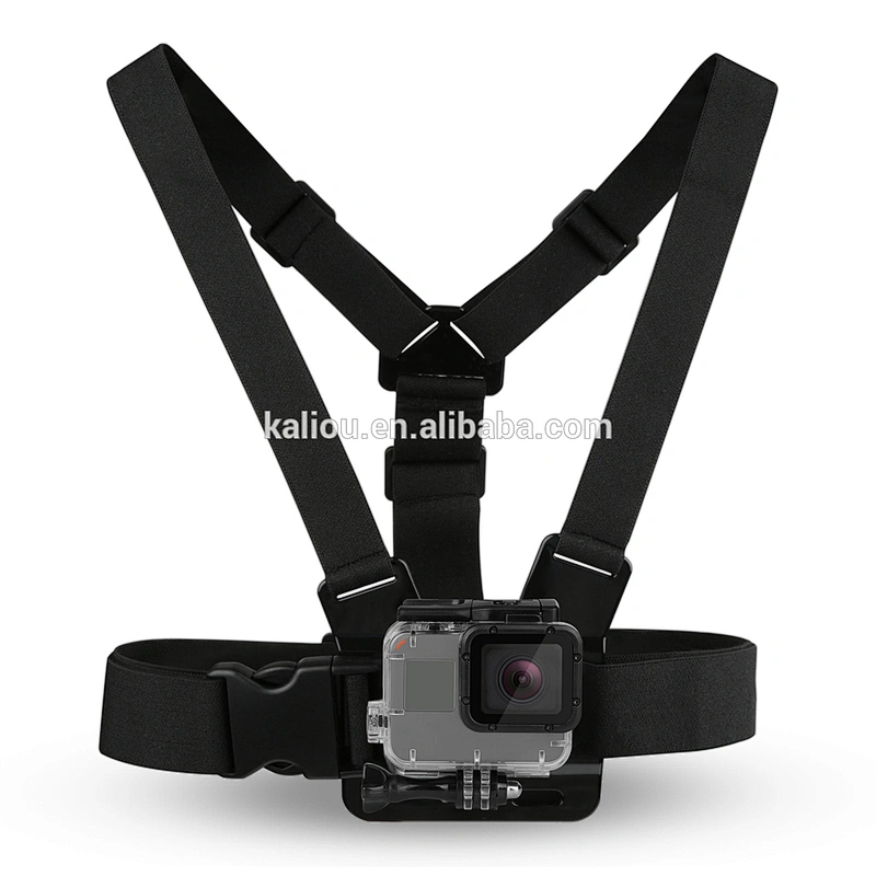 Kaliou Professional Go Pro配件Go Pro胸带7 6 5 4 3 2 1 Sj4000 Sj8 pro Yi 4K运动相机配件