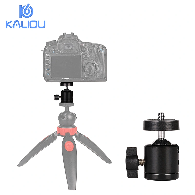 High Quality Professional camera accessories Camera Tripod Ball Head 360 Degree Fluid Rotating Tripod Ball head For DSLR Camera