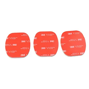 Wholesale High Quality 6 in 1 kit 3M 3pcs Flat 3pcs Curved Helmet Mount Adhesive Pads for Gopros HD Heros 1 2 3 3+ 4 5 6