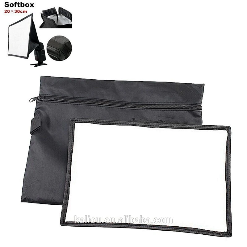 Portable lambed box flash softbox 20x30cm flash diffusers for canon 580EX 430EX 550EX 540EZ 420EX Nikon SB800