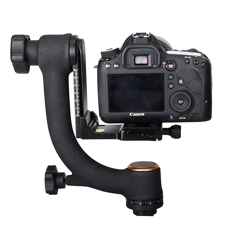 Kaliou Pro Panoramic Booms Head Professional 360-degree Panorama Gimbal Tripod Head Bird-Swing For DSLR Video Camera Telephoto