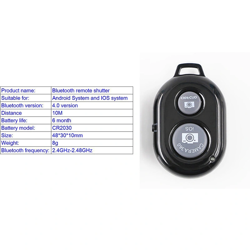 Kaliou S Size Sponge Mini Flexible Octopus Tripod with Phone Clip Holder Bluetooth Remote Shutter for Gopros 7 6 5 4 3 2 1