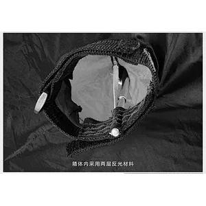 High quality 44cm portable photo studio photography speedlight black light softbox lighting kit