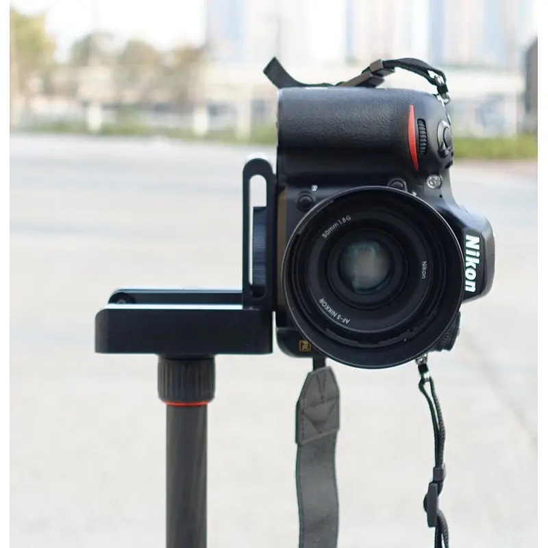 Kaliou CNC Machined Aluminum Pan Tripod Head Folding Z Type Tripod Head Tilt Head for Camera DSLR Canon/Nikon/Sonys