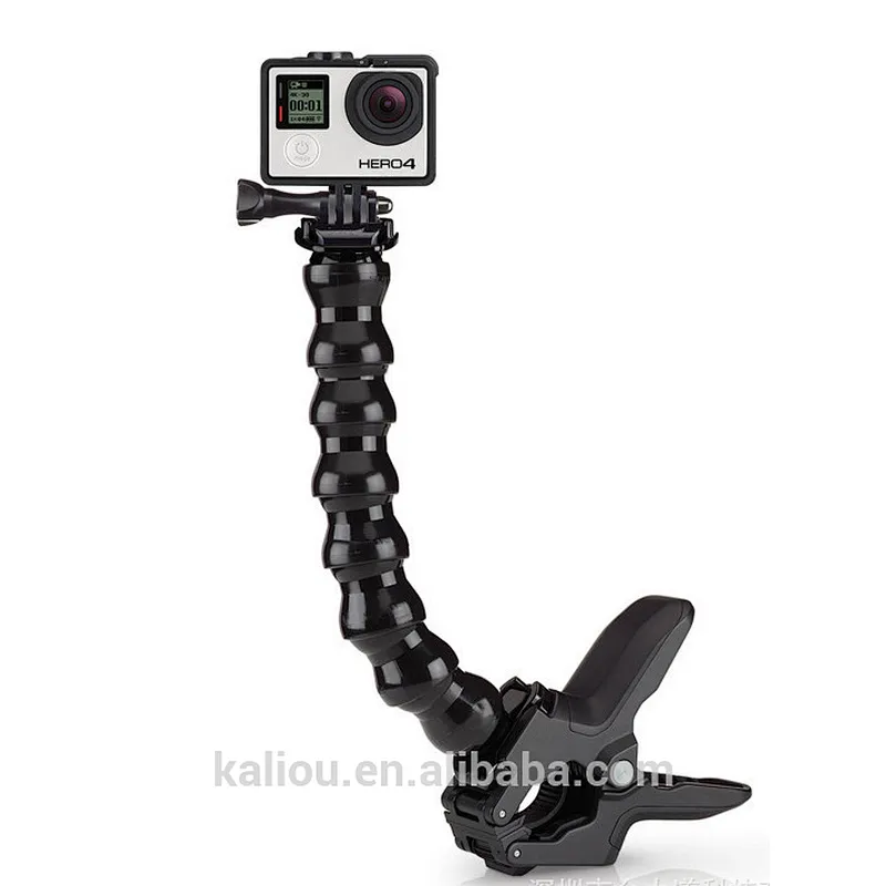 Wholesale Camera Flexible Gooseneck Jaws Flex Clamp Clip Mount for Go pro