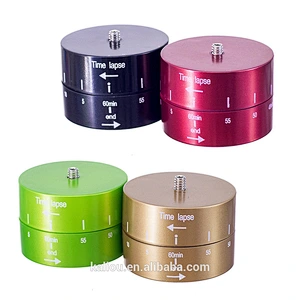 60Min 360 Degree Auto Rotating Time Lapse Stabilizer Pan and Tilt Head for Go pro