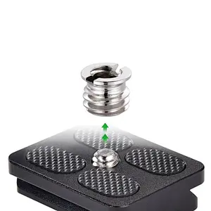 NEW camera screw Convert nut UNC 1/4 inside and 3/8 outside thread metal screw for tripod ball head quick release plate adapter