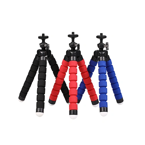 Kaliou S Size Sponge Flexible Phone Tripod Octopus Mini Tripod for Phone Smartphone Mobile Phone for Go pro Heros 7 6 5 4 3 2 1