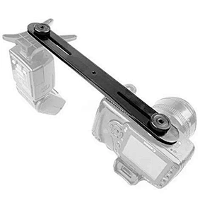 OEM Manufacturer Double T-Type LED Photographic Flash Light Bracket Stand for SLR Cameras