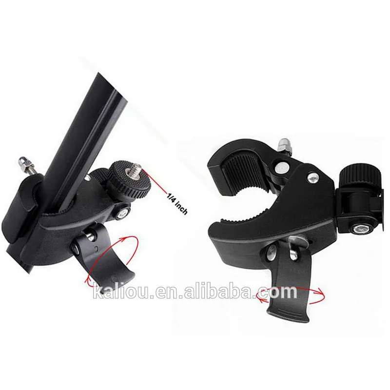 Wholesale 360 degree Swivel Bike Handle Bar Clip with Adapter Mount for **