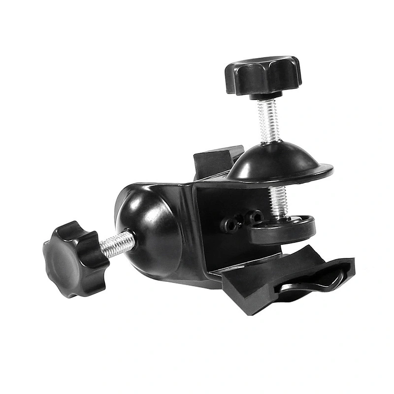 Kaliou Heavy duty  double clip clamp C/U type photo studio light with stand ball head   1/4