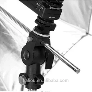 Kaliou Factory Price Umbrella Tripod Holder Flash Mount L D-Type Flash Holder Mount Bracket for Camera Flash Lamp Light