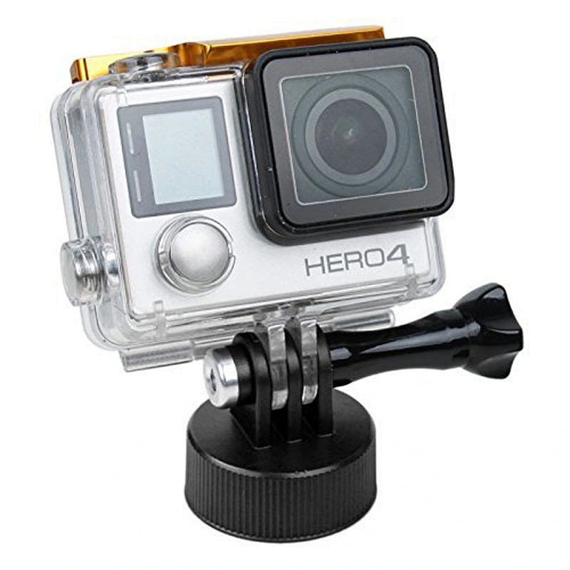 Go pro hero5 camera selfie stick holder Buoyancy rod mineral water bottle cap adapter mount