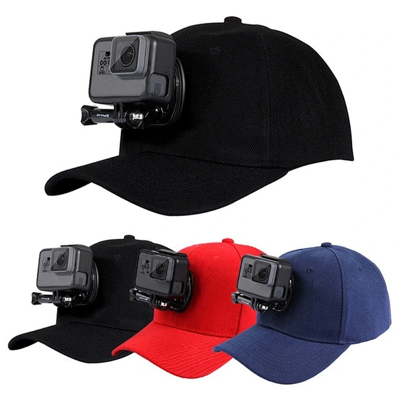 Factory price for Baseball Sun Cap Hat With Camera Buckle Mount For Go Pros Action Camera Adjustable