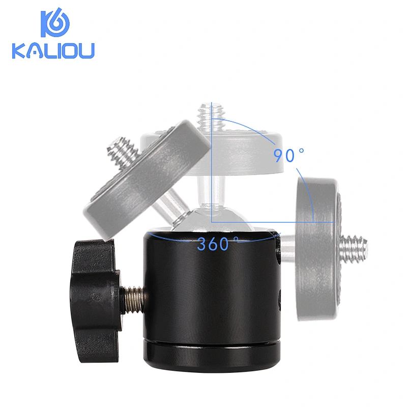 High Quality Professional camera accessories Camera Tripod Ball Head 360 Degree Fluid Rotating Tripod Ball head For DSLR Camera