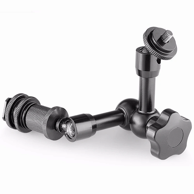 New Flexible Camera Bracket 11 Inch Friction Articulating Magic Arm 1/4 Hot Shoe Connector for Camera LCD Monitor LED Light