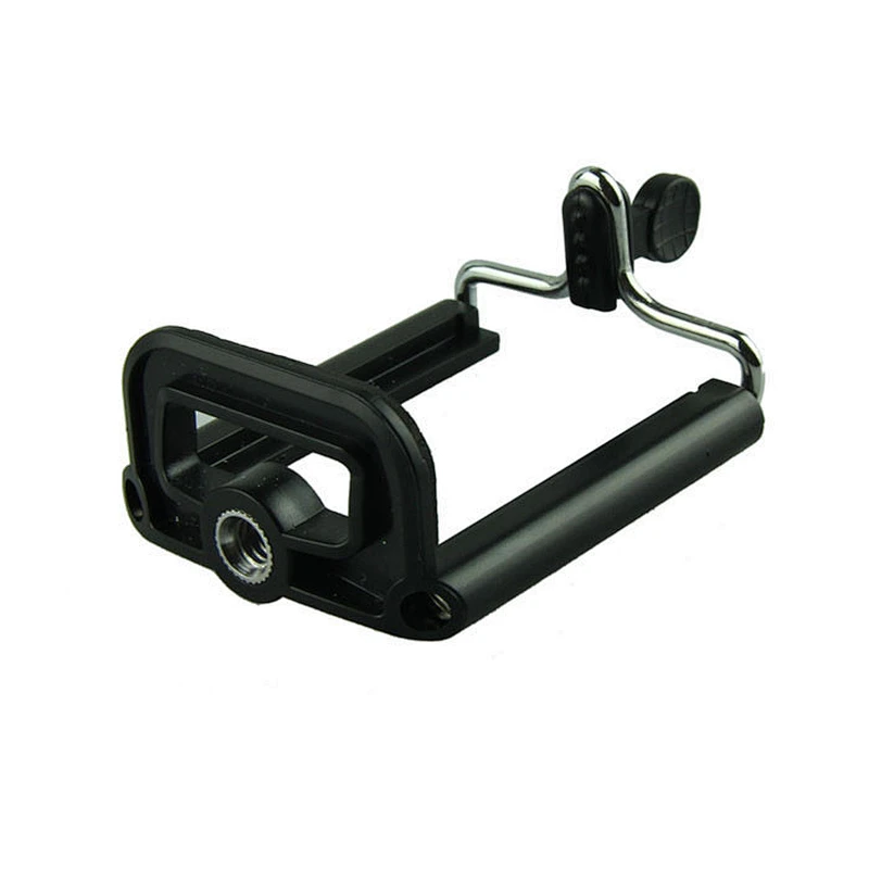 Kaliou Mobile Phone Clip Holder Mount Bracket Adapter for Smartphone Camera Cell Phone Tripod Stand Mount Adapter Monopod
